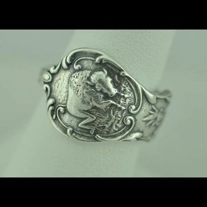 Vintage Native American spoon ring